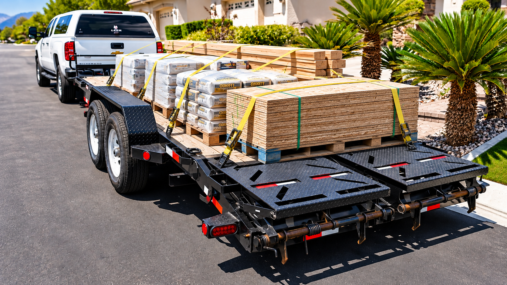 Equipment transport and trailer delivery in Las Vegas by GC Transport